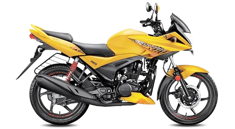 Stylish Yellow Motorcycle for Road Adventures