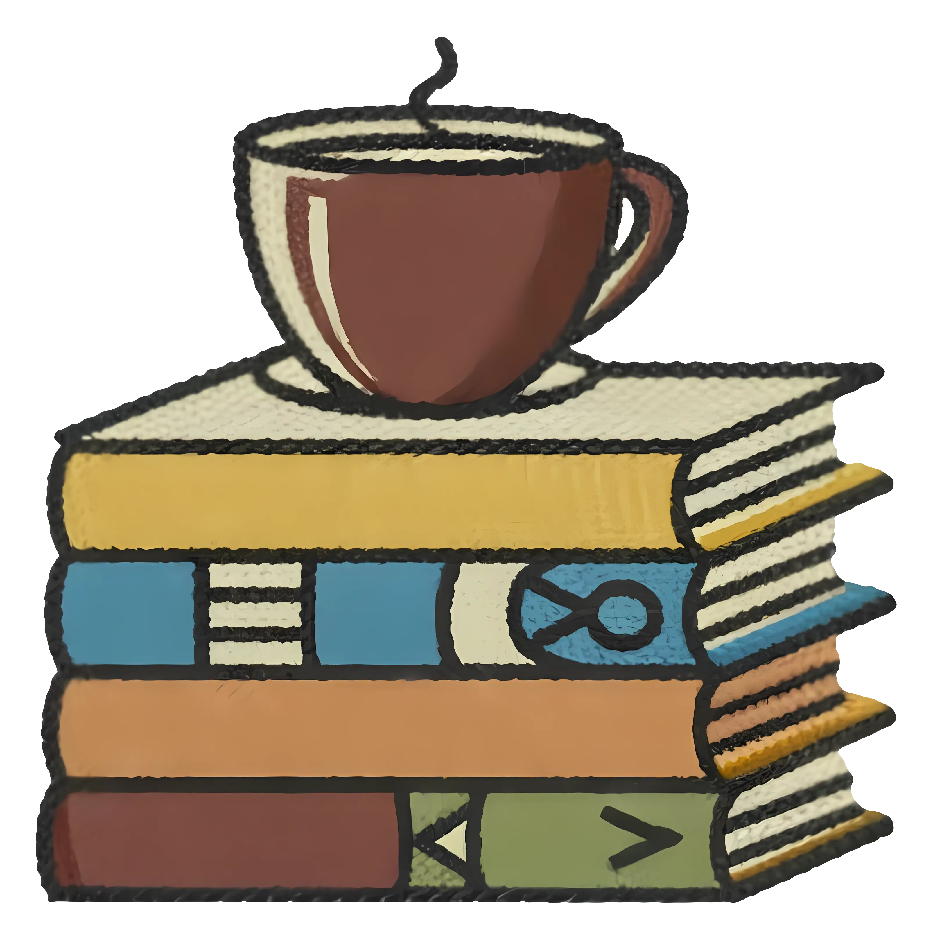Books and Coffee Cup