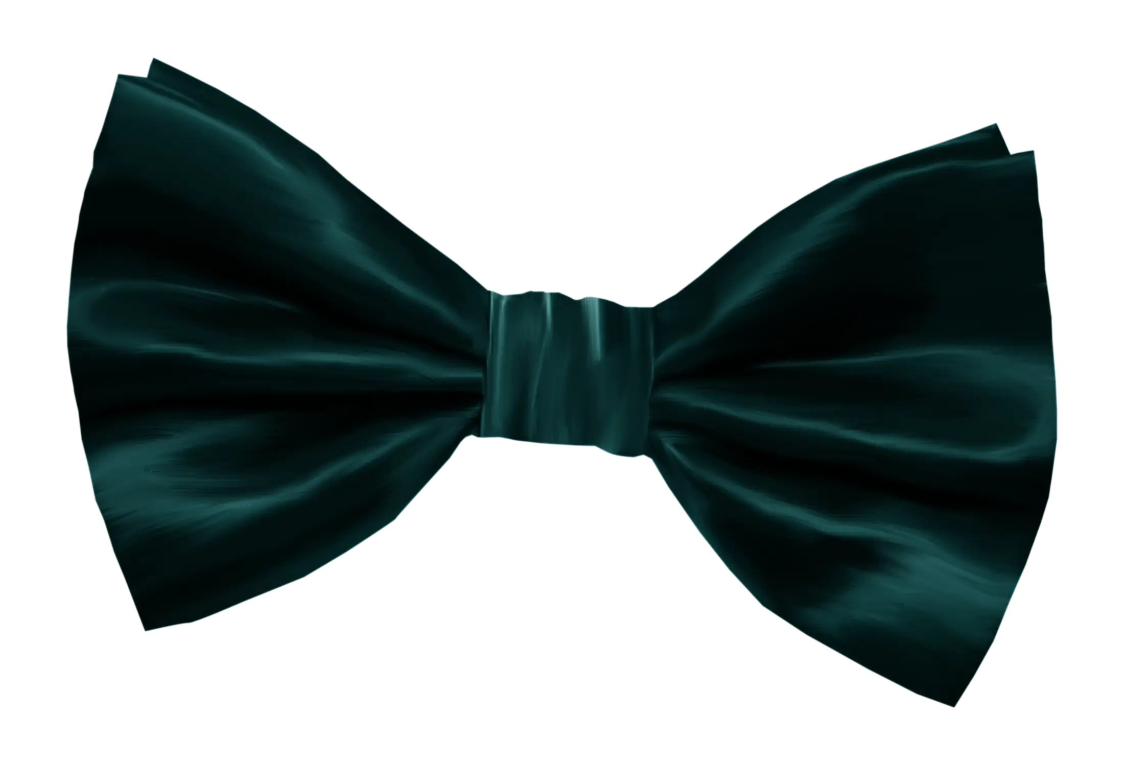 Black Satin Bow Tie