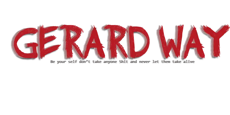Gerard Way Text Design