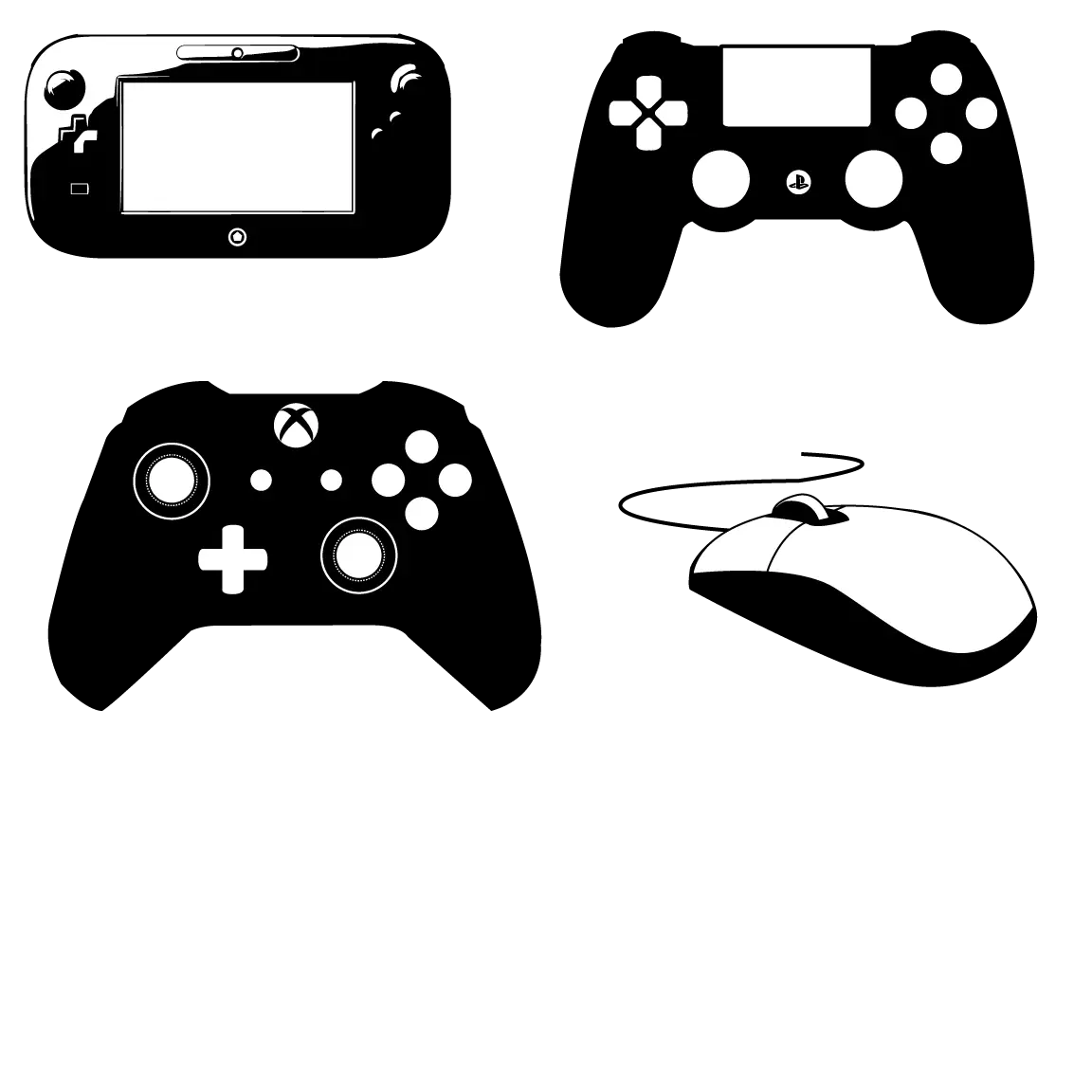 Various Game Controllers