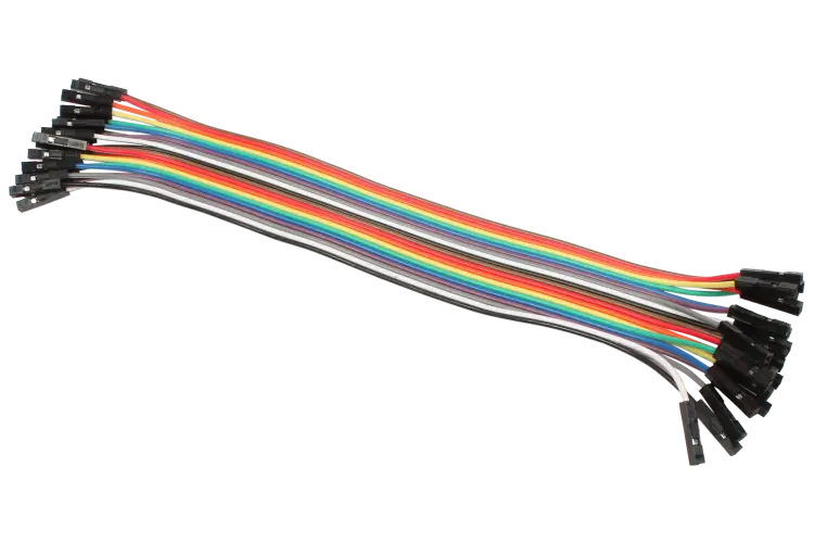 Rainbow Jumper Wires for Electronics Projects