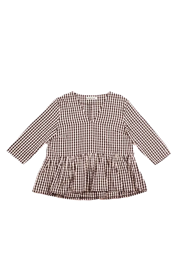 Checkered Blouse Clothing
