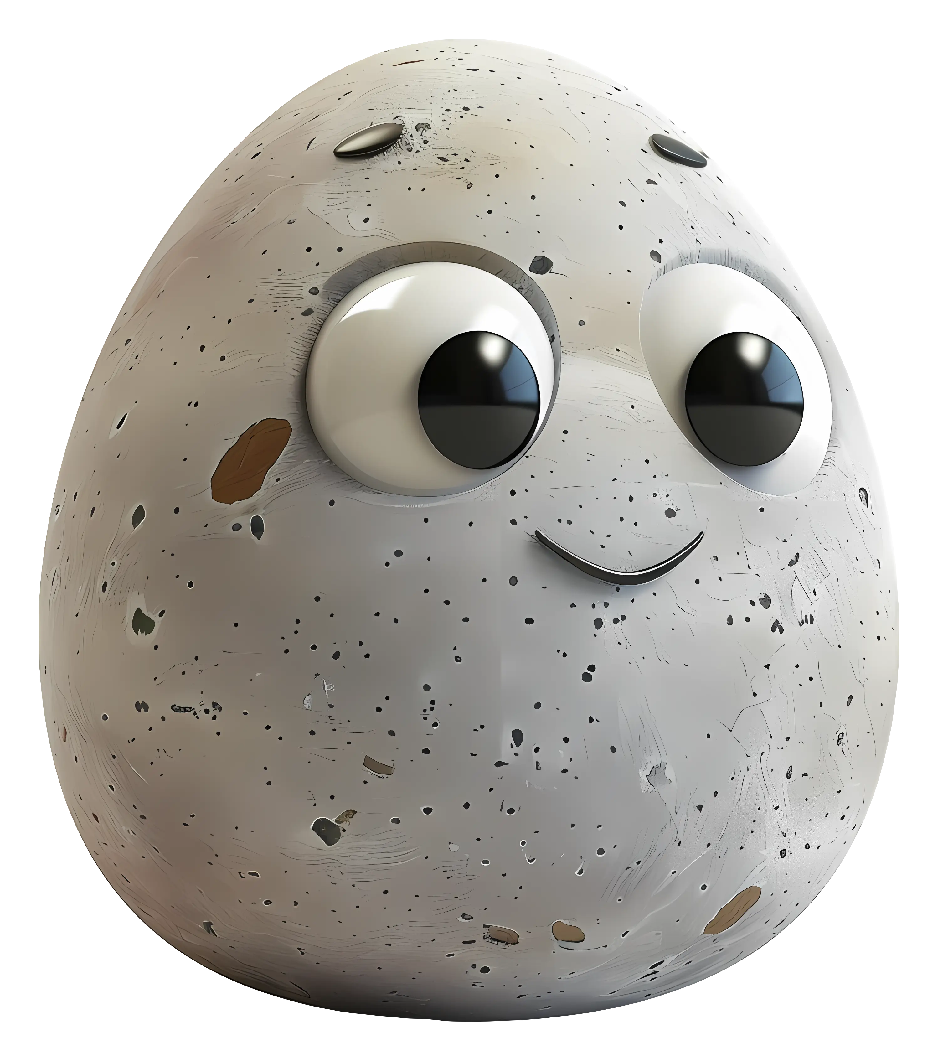 Cute Rock with Big Eyes