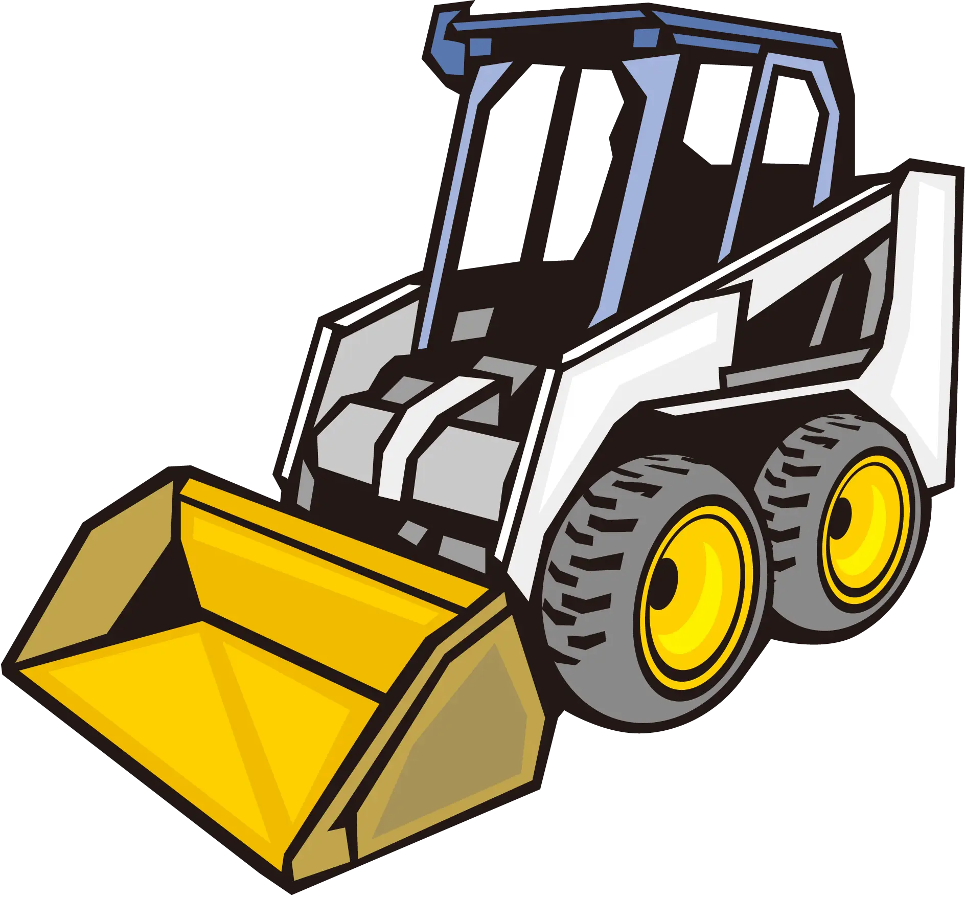 Cartoon Bulldozer