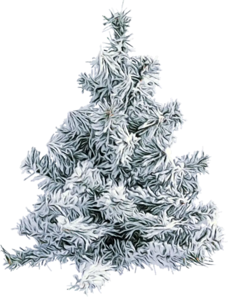 Snowy Christmas Tree