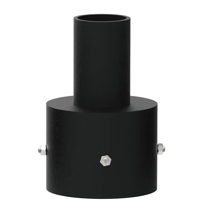 Black Cylindrical Adapter for Electronics