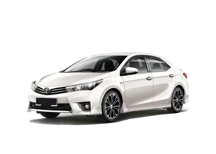 White Sedan Car in Modern Design