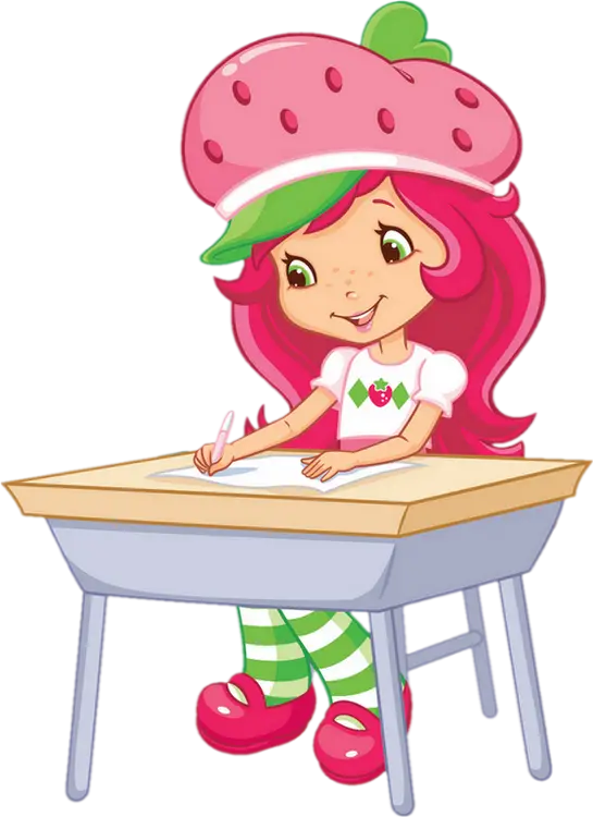 Strawberry Shortcake Drawing at Desk