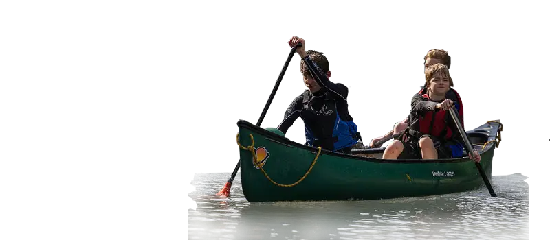 People in Canoe