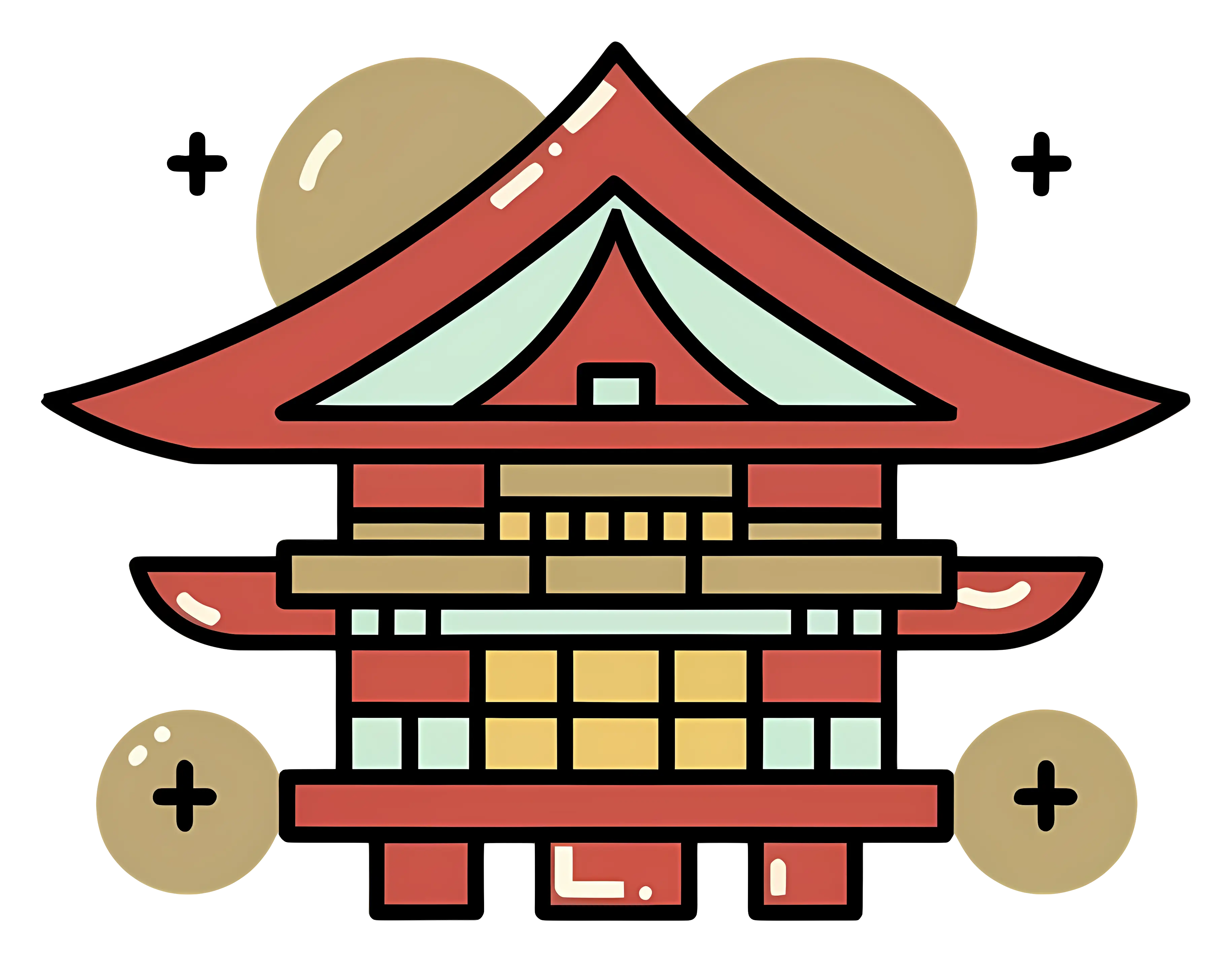 Traditional Pagoda Building