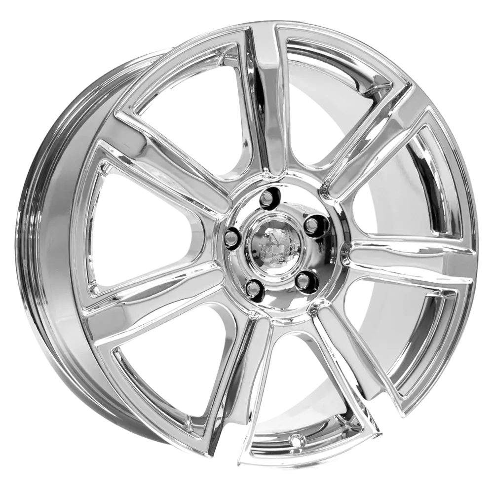 Chrome Car Rim with Polished Finish