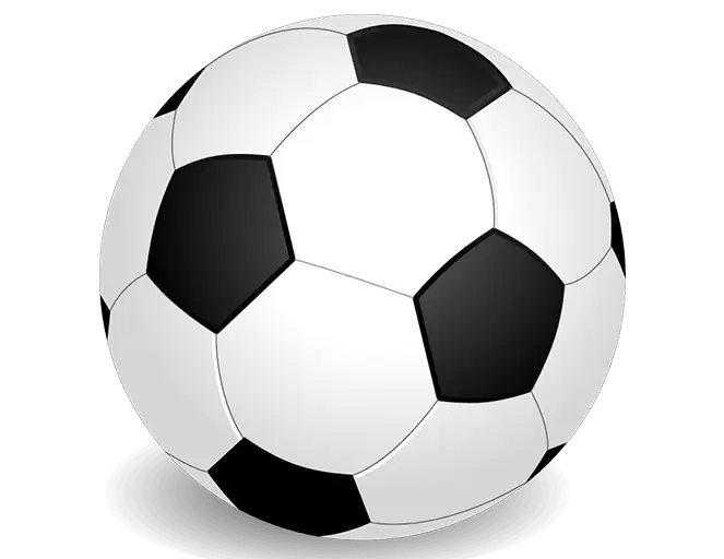 Classic Black and White Soccer Ball Illustration