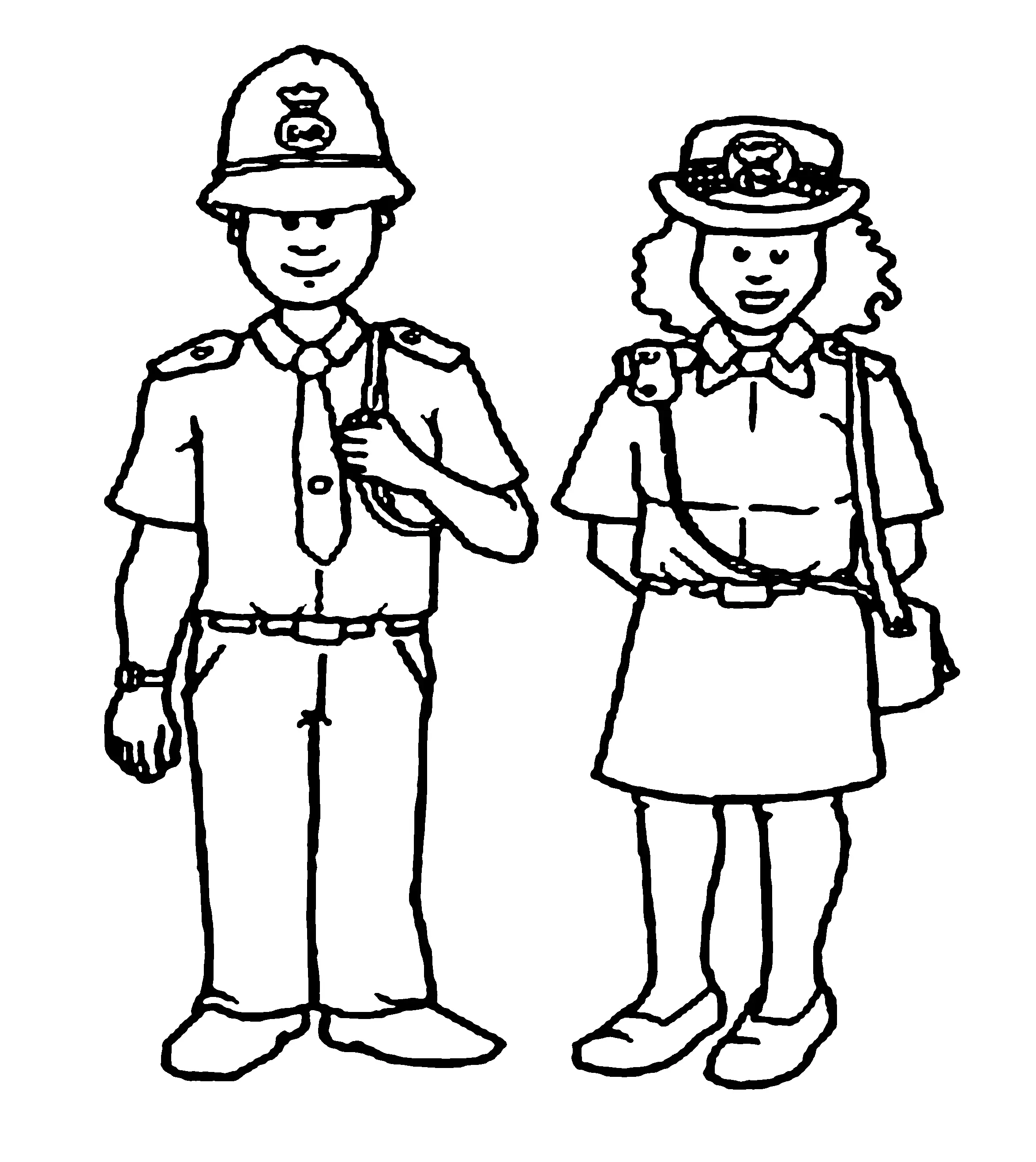 Police Officers in Uniform