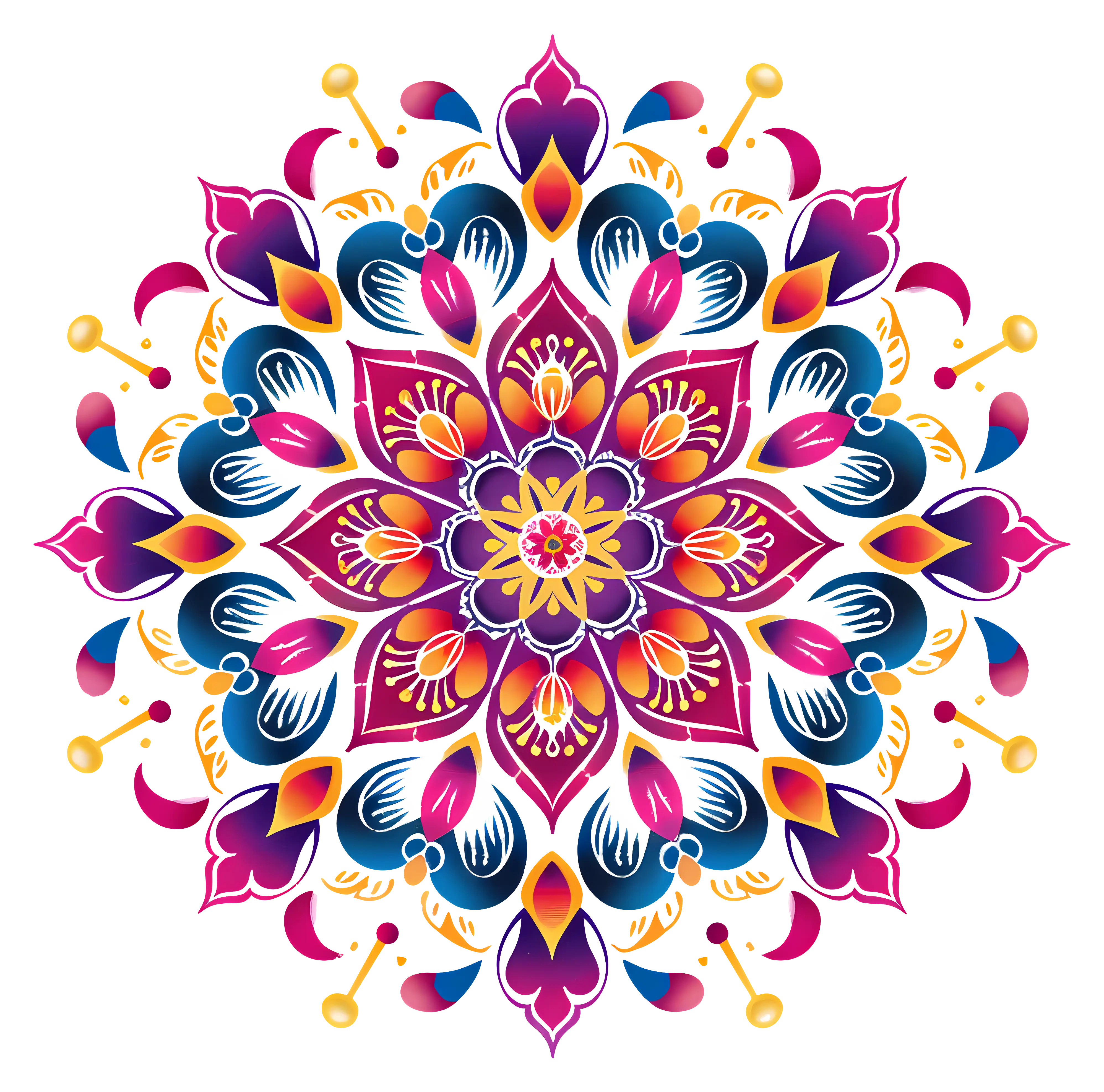 Vibrant Mandala Artwork