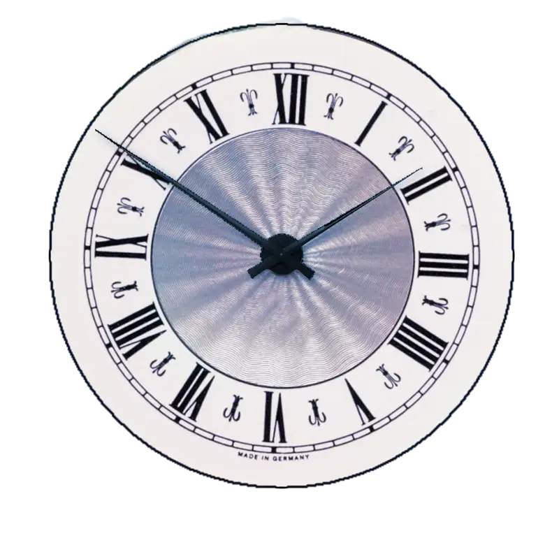 Vintage Clock with Roman Numerals