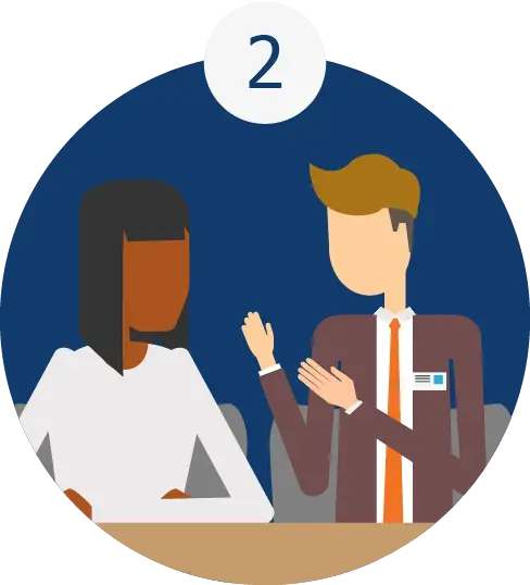 Illustration of People in Conversation