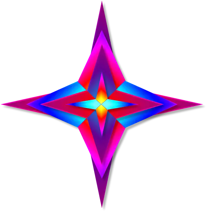 Colorful Geometric Star Design