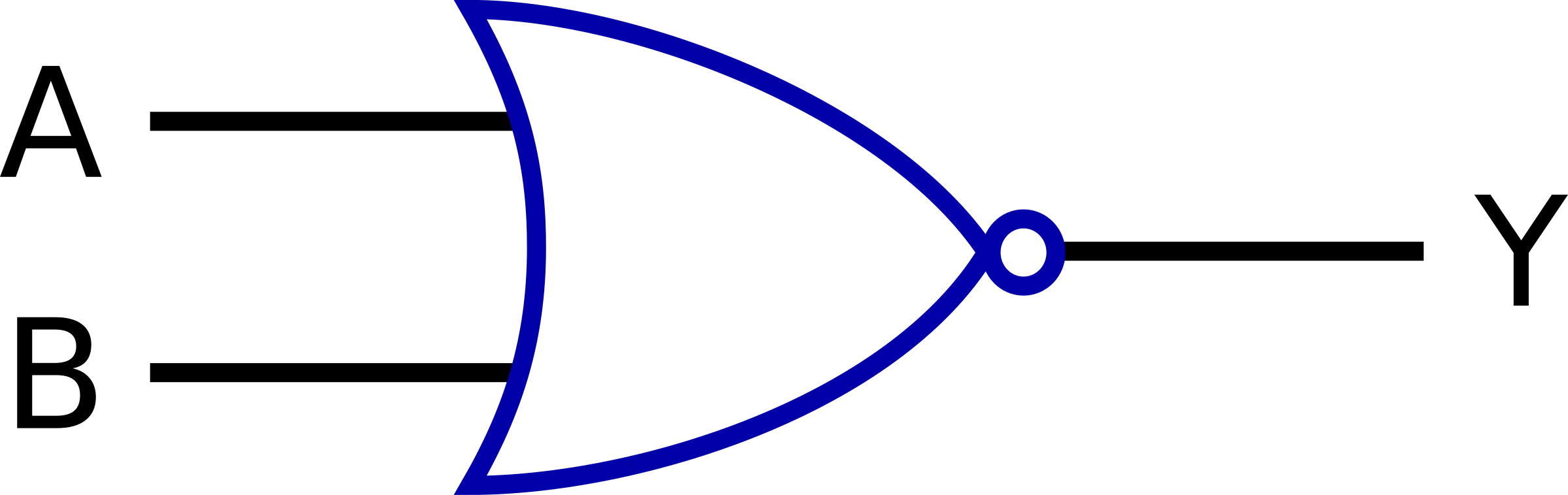 Logic Circuit Diagram with Digital Gate Symbol