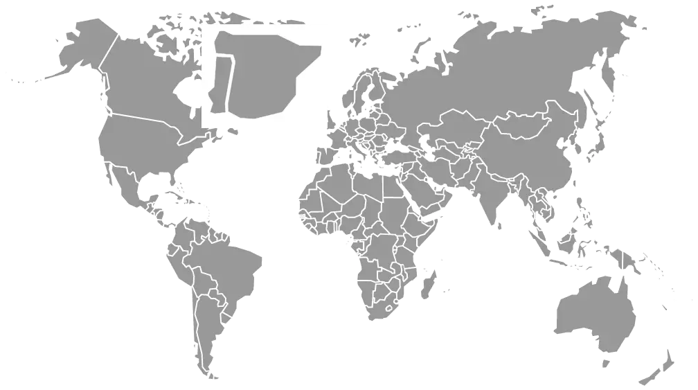 Gray World Map Illustration