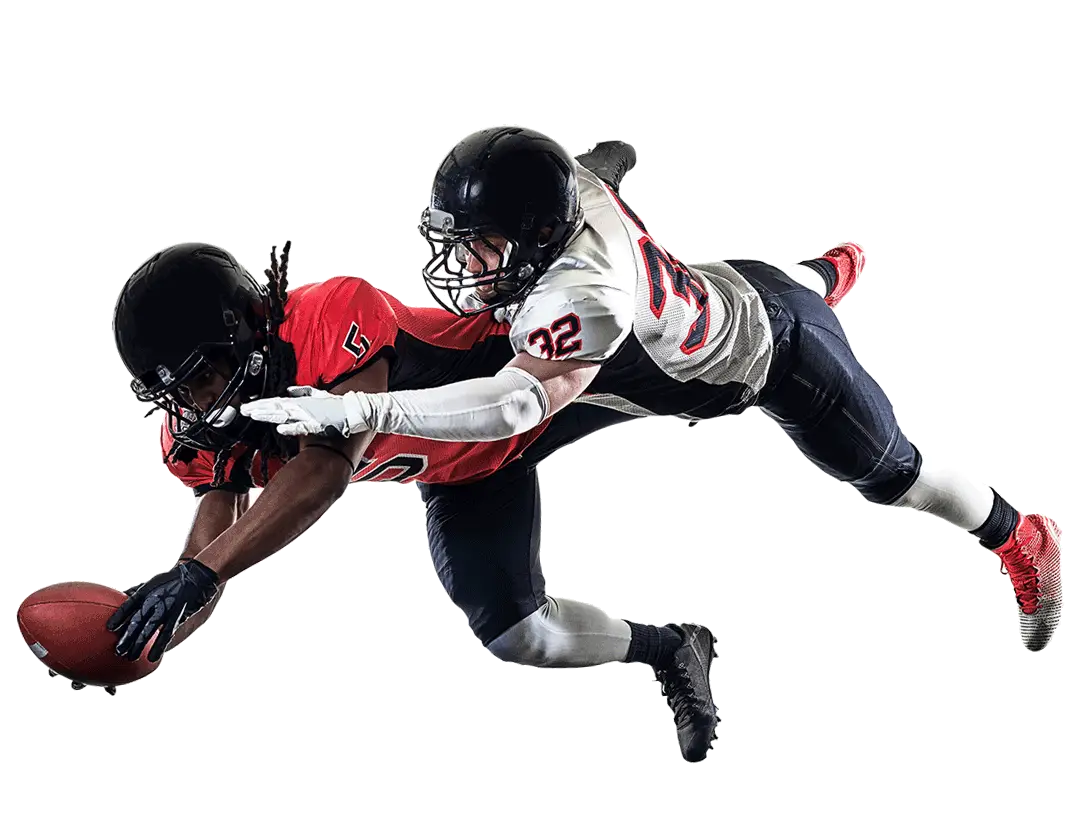 American Football Players in Action