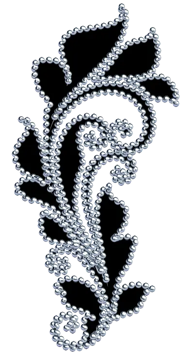 Elegant Beaded Design Ornament