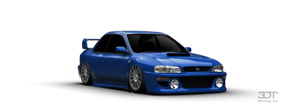 Blue Sports Car Design
