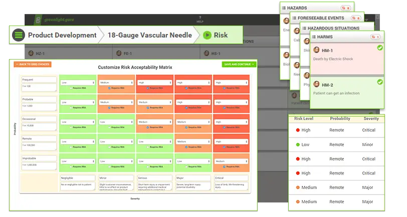 Risk Management Software Interface