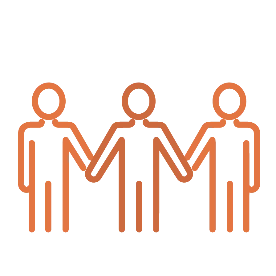 Illustration of People Holding Hands