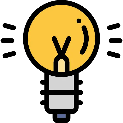 Yellow Light Bulb Illustration for Ideas