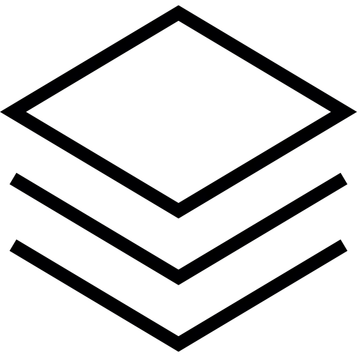 Stacked Layers Symbol
