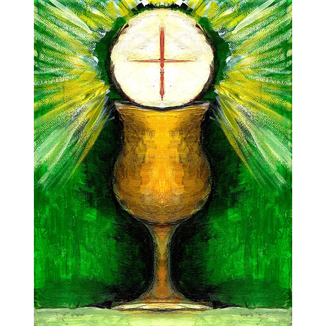 Religious Chalice and Host