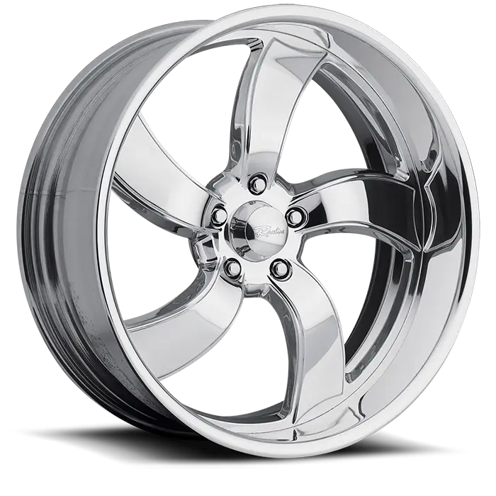 Shiny Chrome Car Wheel Design