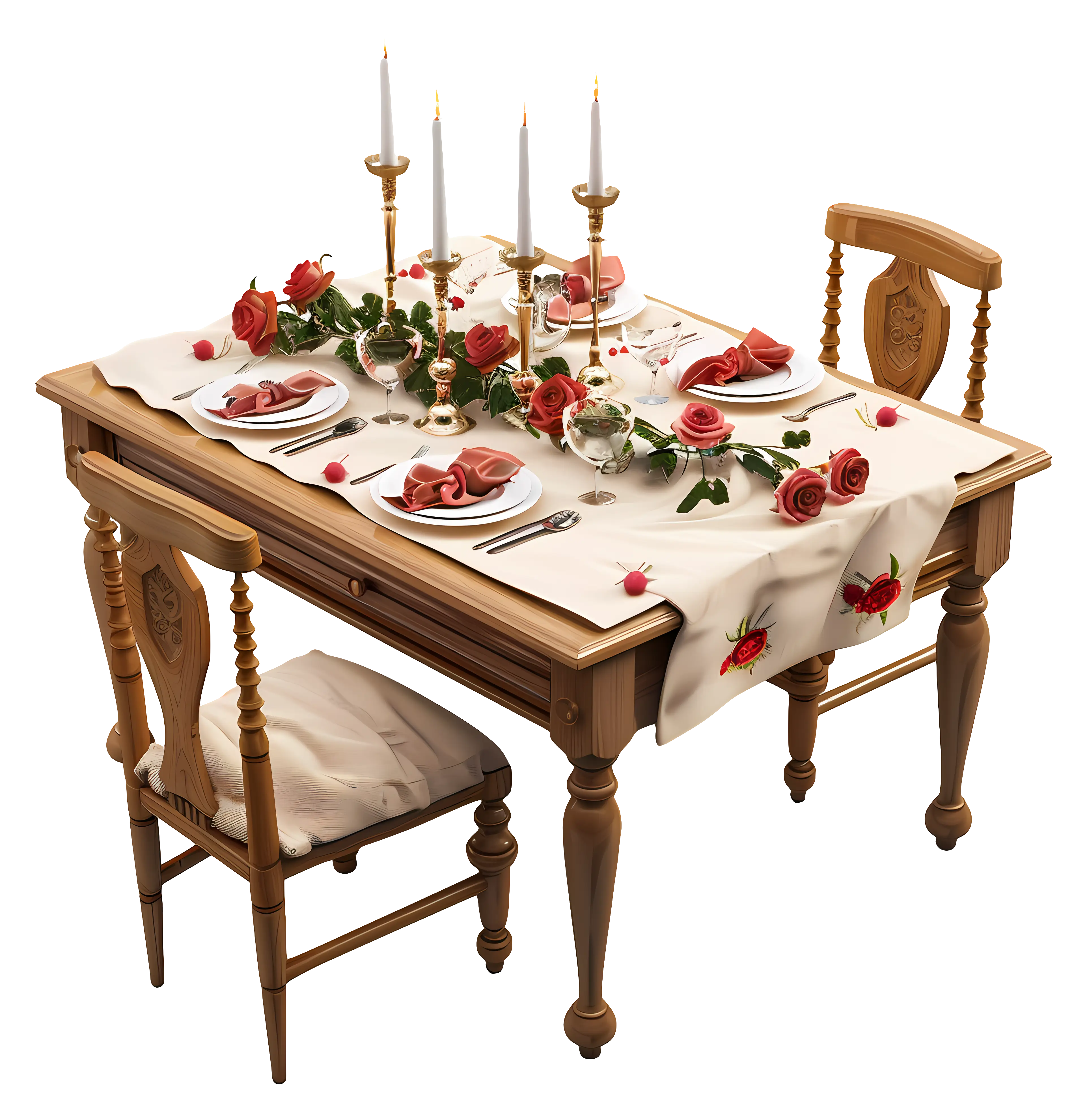 Dining Table Set for Dinner