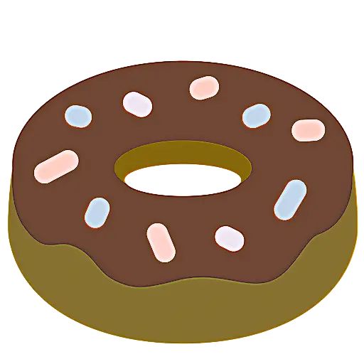 Chocolate Donut with Sprinkles