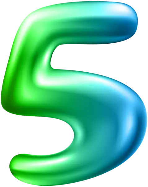 Gradient Number 5 Illustration