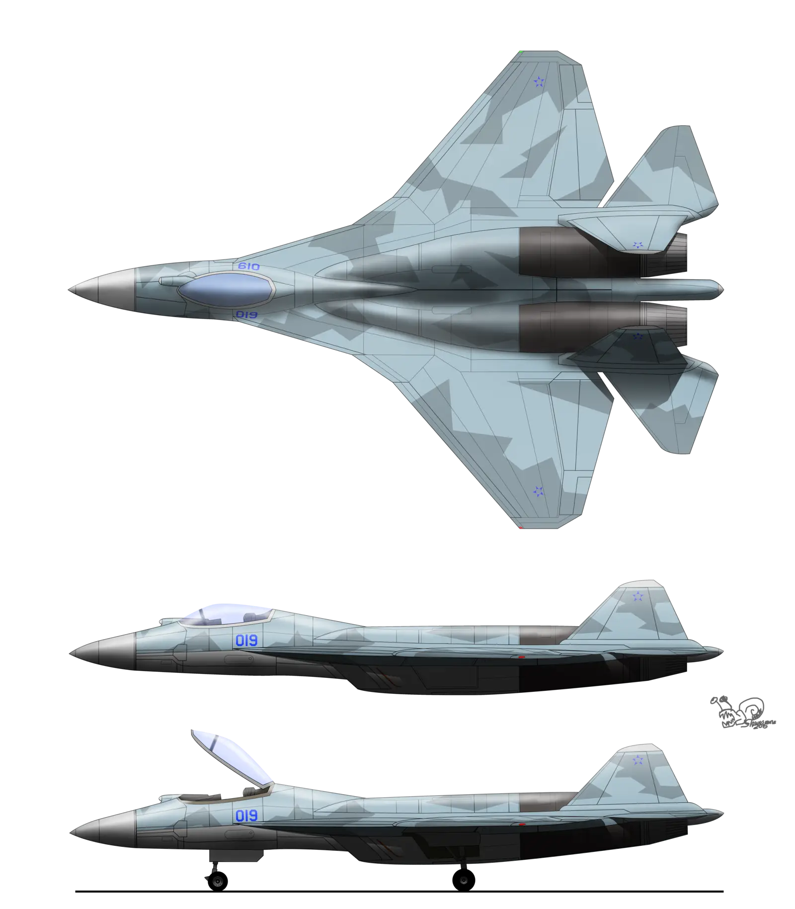 Modern Fighter Jet