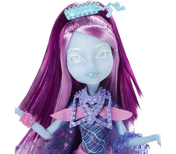 Stylish Blue Doll with Purple Hair