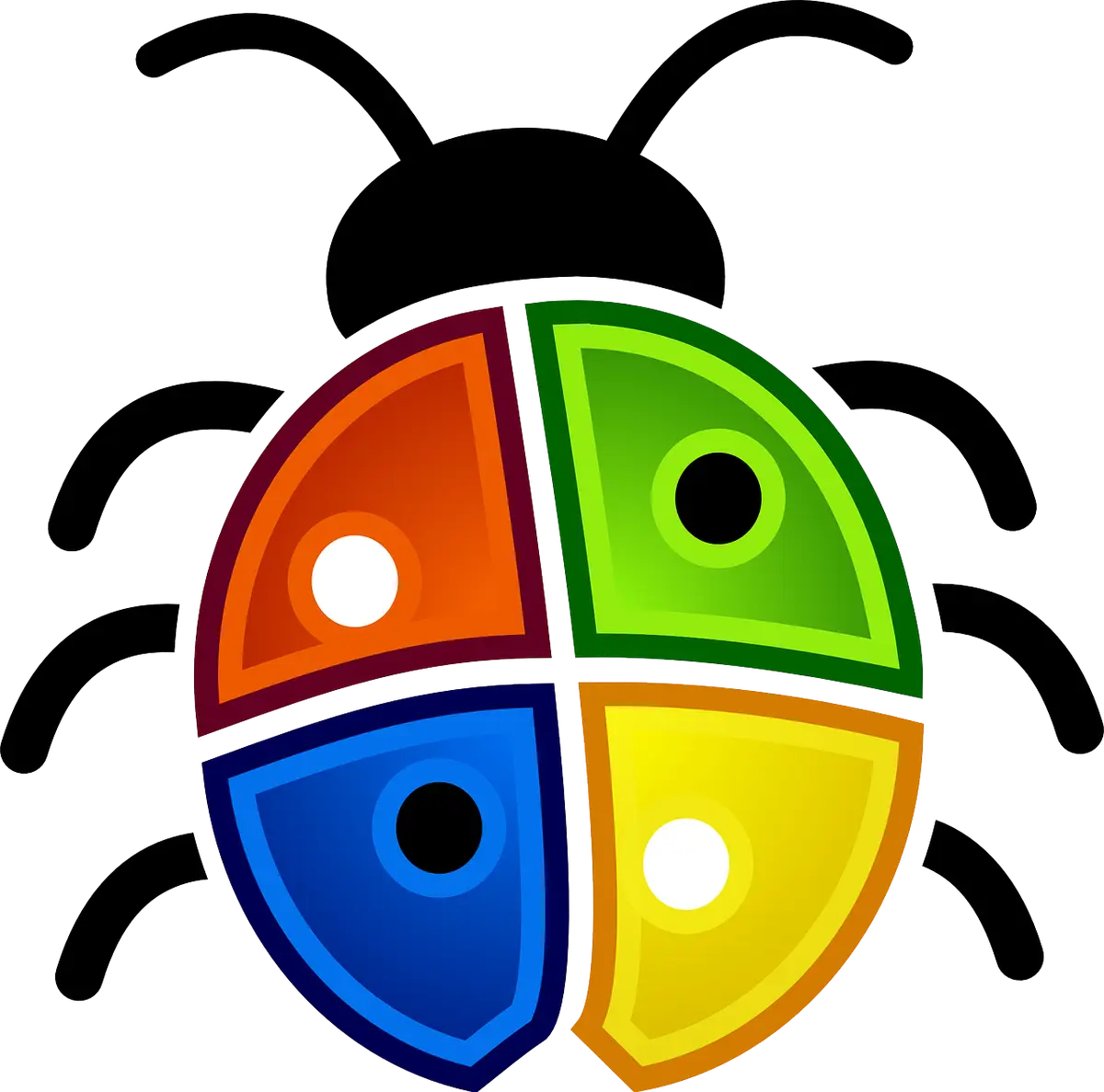 Colorful Cartoon Bug Illustration