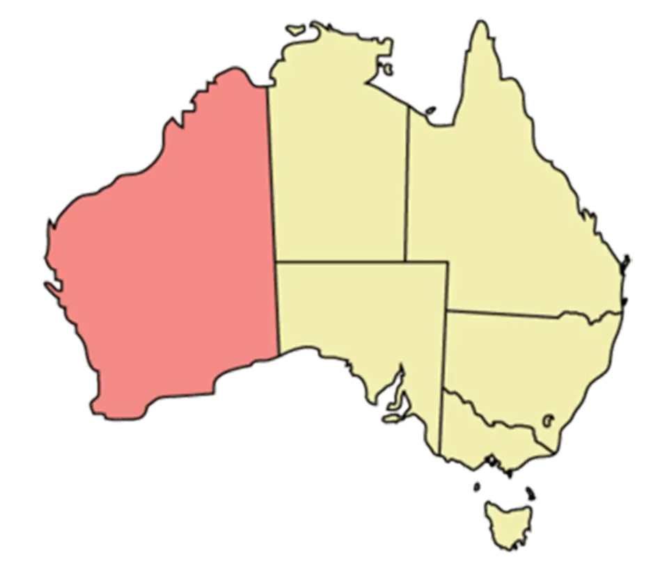 Map of Australia