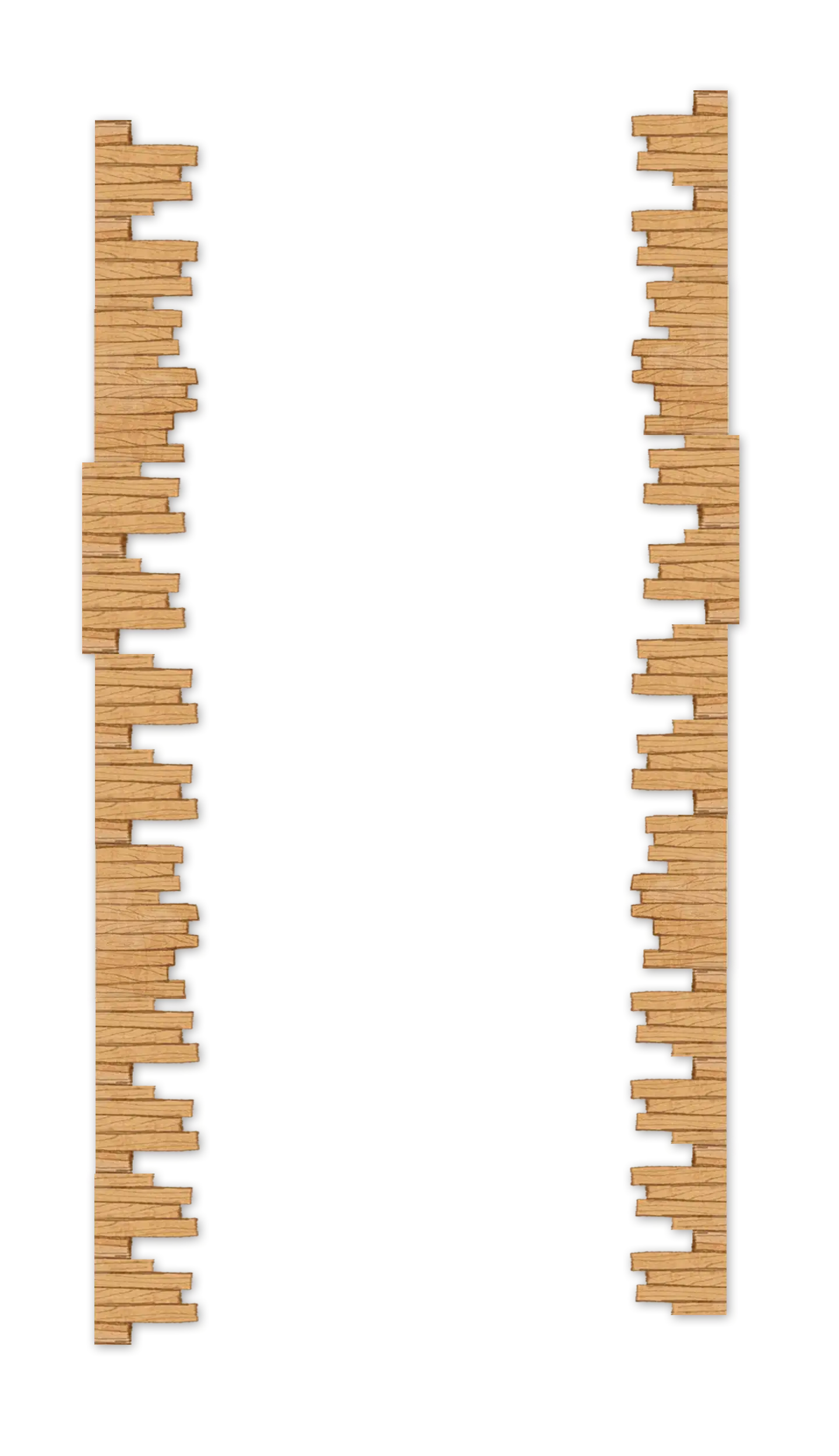 Wooden Ruler Illustration
