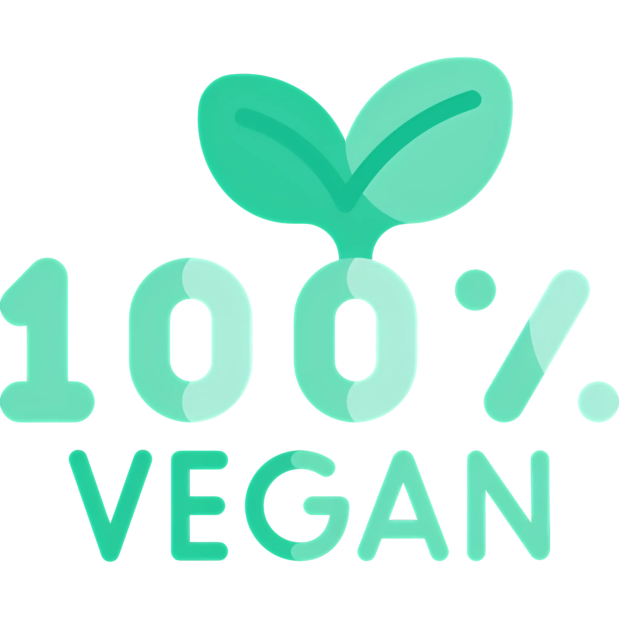 100% Vegan Symbol