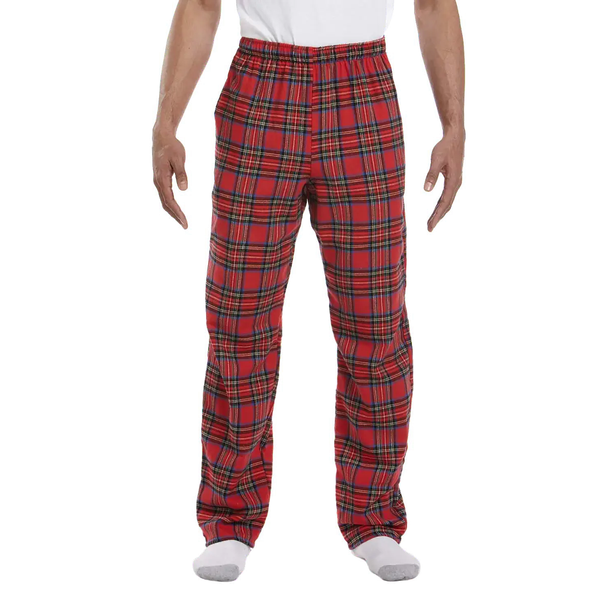 Red Plaid Pants for Men