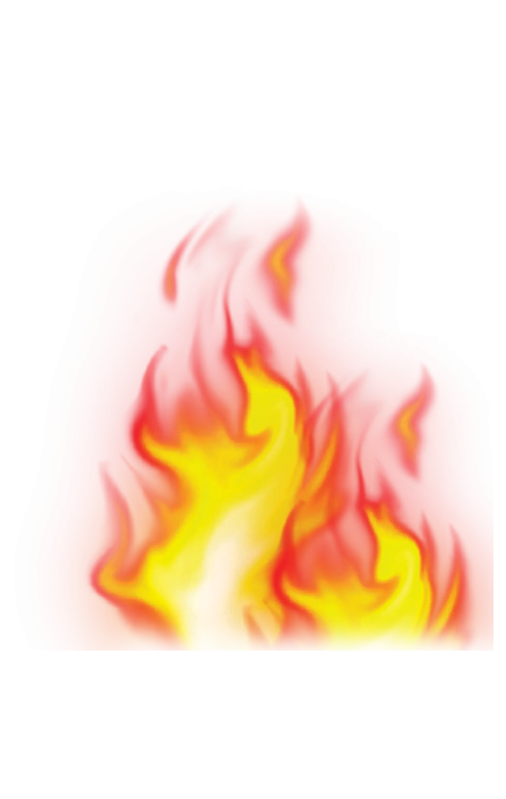 Realistic Fire Flames Illustration