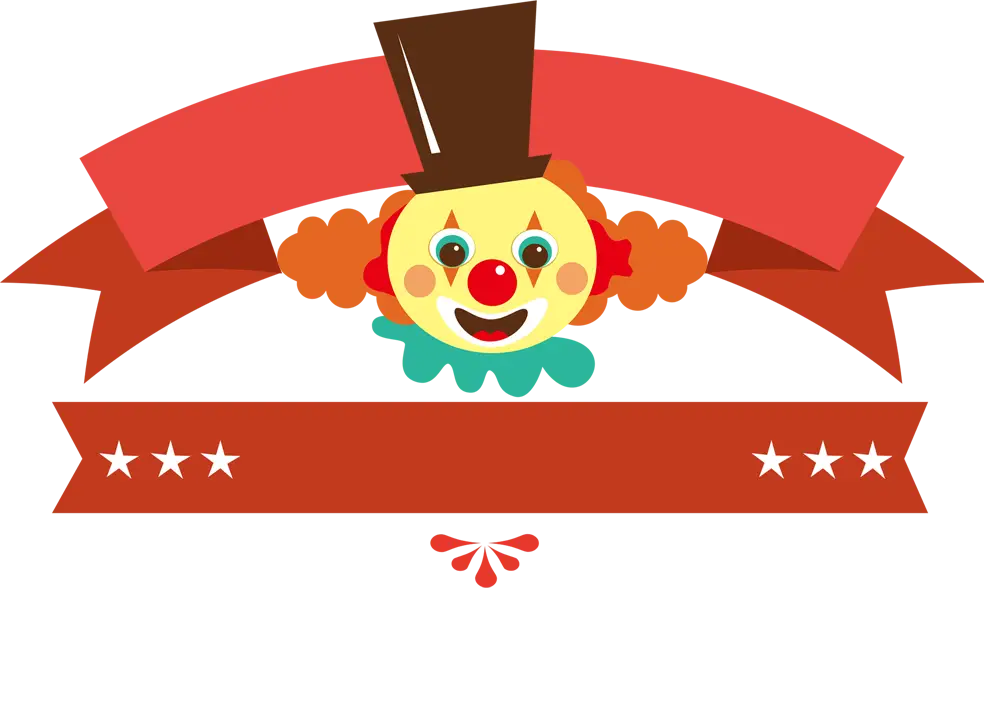 Smiling Clown Face with Hat
