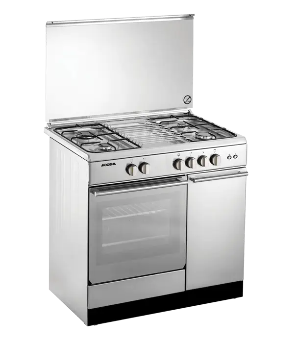Modern Gas Stove with Stainless Steel Finish
