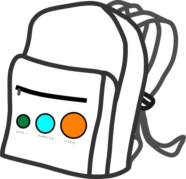 Simple Backpack Illustration
