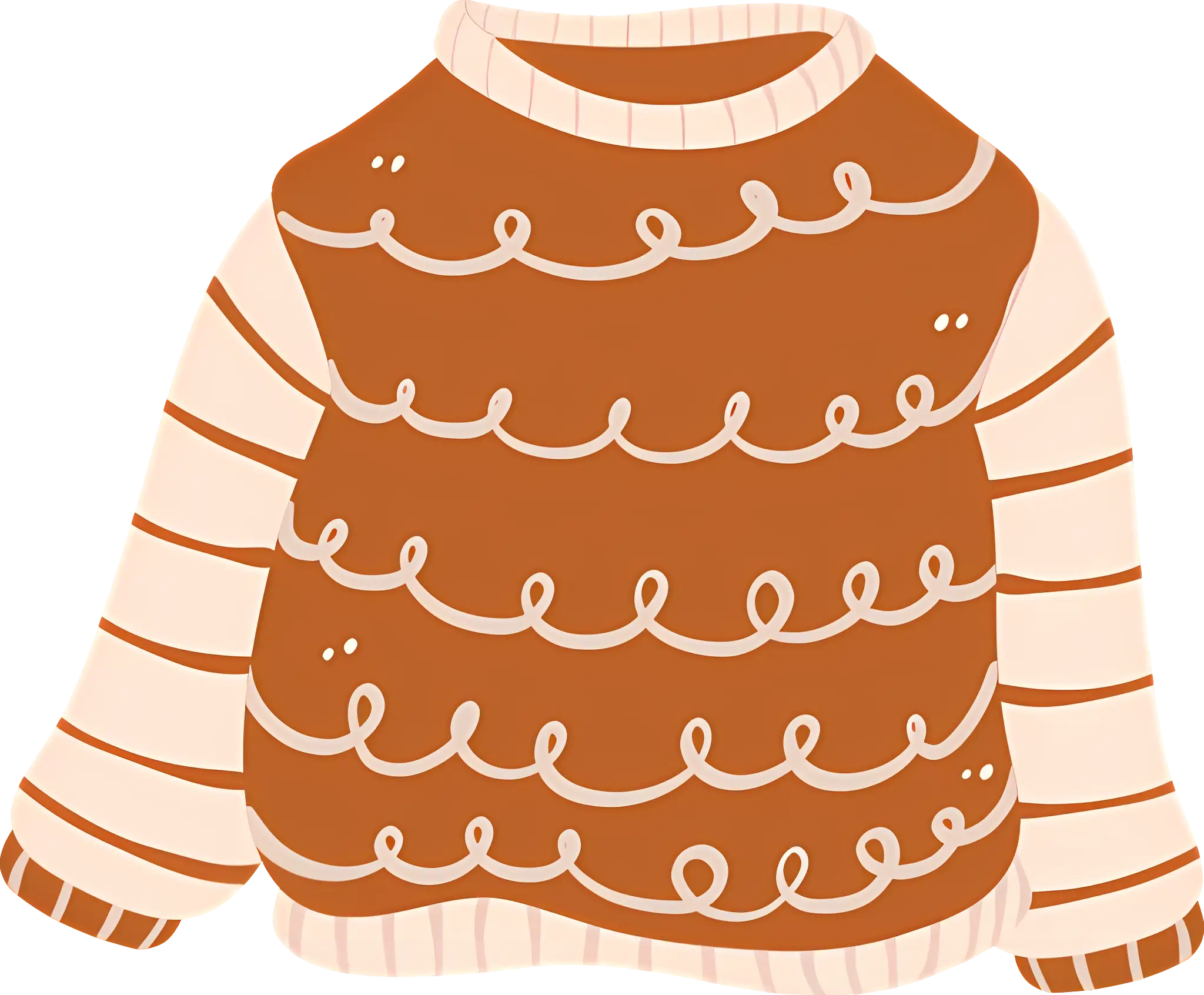 Striped Sweater Illustration