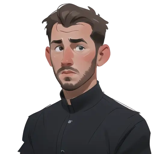 Cartoon Man Character Illustration