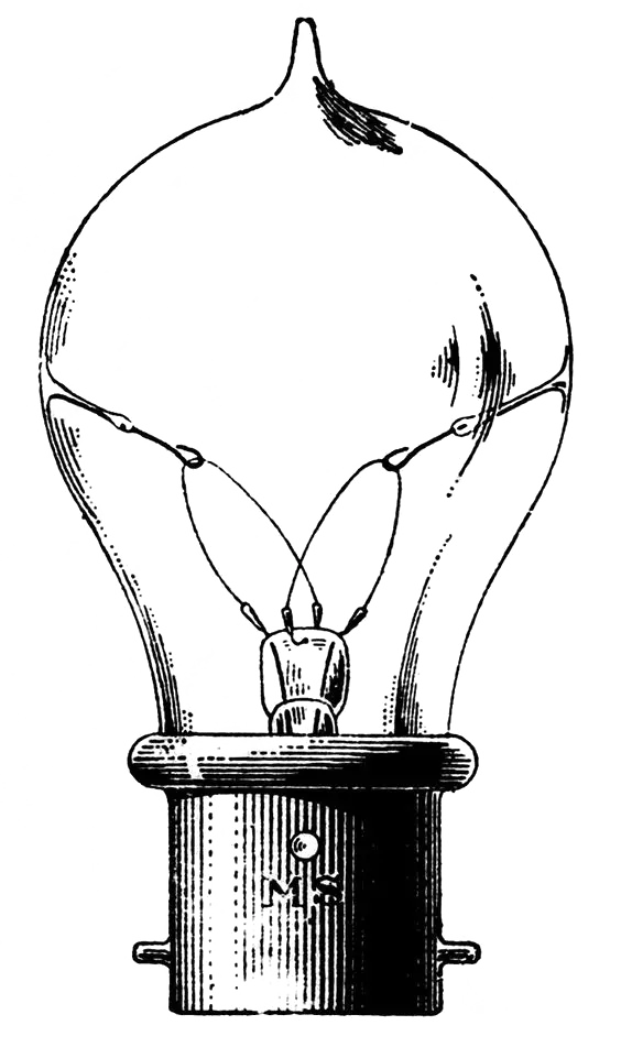 Vintage Light Bulb Illustration